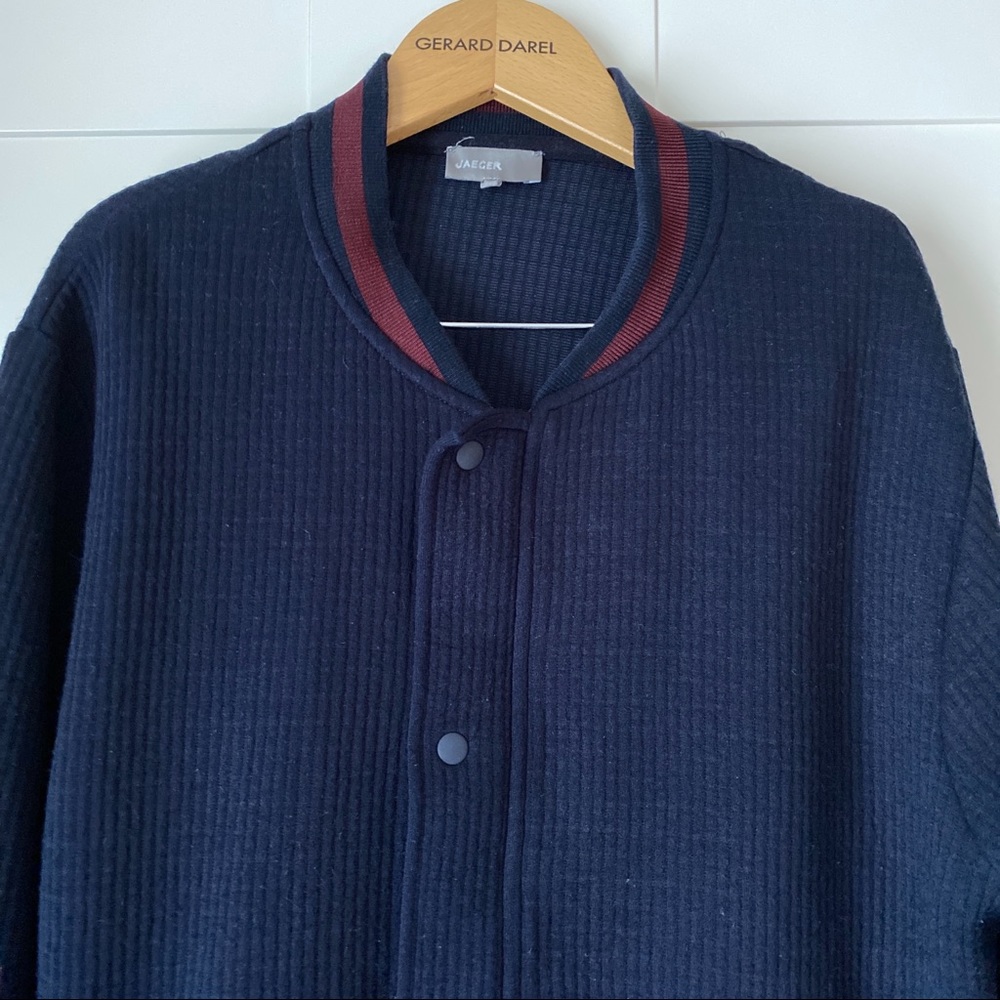 Men’s knit bomber jacket / cardigan (M)
